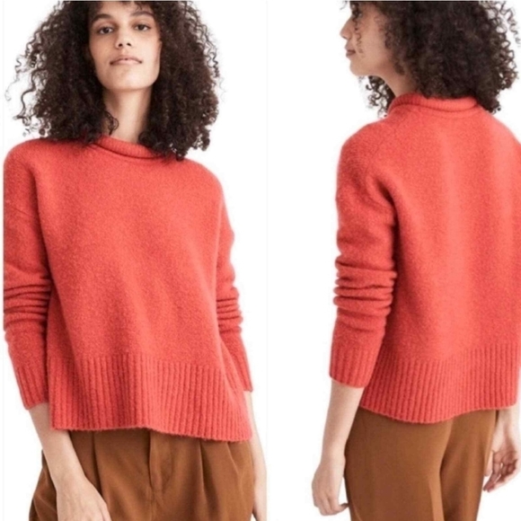 Madewell Fulton Roll Neck Pullover Wool Alpaca Sweater Size XS - Picture 1 of 5